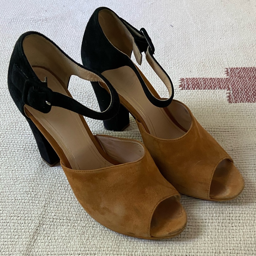 Cole Haan Colorblock 5” Heels, Nike Air Soles, Sz 10